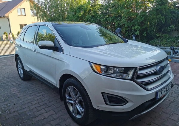Ford EDGE cena 83000 przebieg: 192830, rok produkcji 2016 z Kielce małe 106